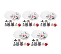 Abaodam Halloween Nail Charms Cute Resin Nail Art Decorations with Ghosts Spiders Bats and Devils DIY Party Makeup Accessories for Halloween Design and Costume Flair