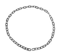 Abaodam Halloween Plastic Chains Decoration Prop Lightweight Fake Prison Chain for Halloween Party Cosplay Masquerade Accessory Thin Black Silver