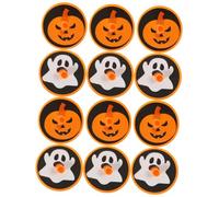 Abaodam Halloween Plastic Gyroscope for Ghost and Pumpkin Design Lightweight Rotating Plaything Easy to Favors for Birthdays and Christmas