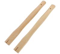 Abaodam Hammer Handle Replacement 2Pcs Wooden Handles for Carpentry and Outdoor Gardening Tasks Practical Square Grip