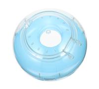 Abaodam Hamster Bath Sand Container Lid Bathroom Cage Bath Box White Space Capsule for Small Hamsters