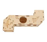 Abaodam Hamster Hideout Tunnel Tube with Two-way Connector, Plastic Small Pet Play Tunnel for Guinea Pigs and Hamsters, Cage Accessory for Exploration and Exercise