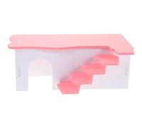 Abaodam Hamster Ladder Platform Hamster House Creative Ladder Design Platform for Entertainment Wear-resistant Pvc Nest Suitable for Sleep Year Small Pets Owners