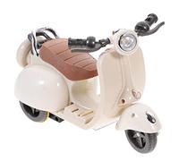 Abaodam Hamster Motorcycle Toy 360° Rotation Light Music Plastic Small Pet Toy for Cage Decor and Activity Beige Hamster Ladder and Platform and Chinchillas