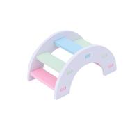 Abaodam Hamster Rainbow Bridge Hanging Climbing Ladder for Small Animals Fun and Relaxing Pet Accessory to Boredom and Encourage Playtime Random Color