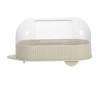 Abaodam Hamster Sand Bath Container Elegant Yellow Chinchilla Bathtub for Pet Hamsters Deep Edges for Sand Bathing Safe and Durable Small Animal Toilet Washroom Box