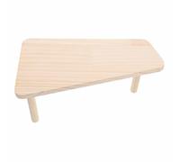 Abaodam Hamster Two Floor Wooden Platform Cage Landscaping Supply Small Square Multi-functional Natural Pet Toy Suitable for Hamsters Chinchillas Guinea Pigs