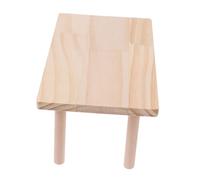 Abaodam Hamster Wooden Platform Chew Resistant Small Animal Climbing for Cage Accessories Increases Activity Space Cute Design for Hamsters Enhances Habitat Aesthetic