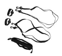 Abaodam Hand Correction Tool Elastic Band Volleyball Training Solo Practice | Polyester Black Set, Rebound Sling and Spike Trainer, Indoor Outdoor Training Use