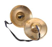 Abaodam Hand Cymbals Meditation Bell Percussion Instrument for Yoga and Mindfulness Practice Made of Pure Copper Handcrafted