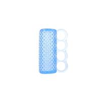 Abaodam Hand Grip Strengthener for Seniors and Rehabilitation - Four-Hole Finger Exerciser Therapy Tool for Stroke, and Post-Surgery Hand Strength Training - Blue
