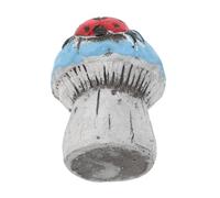 Abaodam Hand Painted Miniature Resin Mushrooms for Garden and Patio Decor Tiny Decorative Ornaments with Fade Resistant Colors Creative Fairy Tale Landscaping Crafts for Indoor and Outdoor