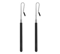 Abaodam Hand Puppet Control Rod Accessory 2 pack Puppet Control Stick with Wrist Clip Smooth Safety Cover and Easy Grip for Precise Movement Puppetry Performance and Story Telling Play