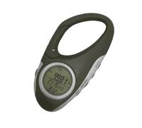 Abaodam Handheld Altimeter Barometer Carabiner, Portable Mountaineering Thermometer, Sturdy Outdoor Weather Meter for Hiking and Camping Activities