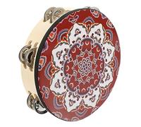 Abaodam Handheld Double Row Tambourine for Boy Girl Musical Instrument Toy for Rhythm Learning Interactive Parent-boy Girl Play Safe Material for Stage Performance