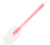 Abaodam Handheld Pink 40Cm Patting Massage Paddle for Neck and Shoulder Relief Extended Meridian Massage Stick for Back and Leg Therapy for Relaxation and Muscle Tension