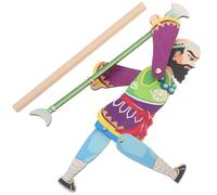 Abaodam Handmade Features Set, Puppetry and Wooden Chinese Shadow Craft Easy to Carry Store for Decoration and Collectible Work