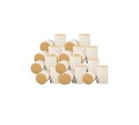 Abaodam Handmade Moxa Sticks Moxa Rolls 54pcs White Paper 1.8x2.7cm Moxibustion Stick for Traditional Therapy and Pain Relief