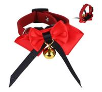 Abaodam Handmade Pet Bird Collar with Bowknot and Bell, Comfortable to Touch Cloth Material, Highly Practical Lightweight Design for Parrots and Pets, for Holiday Gatherings and Festive