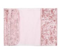 Abaodam Handmade Pink Velvet Book Sleeve A5 Protective Book Cover Decorative Cloth Protector with Ornamental Star Moon Embroidery