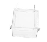 Abaodam Hanging Bird Bathtub for Parrots and Small Birds No Leakage and Baths Convenient Cage Accessory for Hygiene and Stylish and Functional