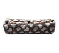 Abaodam Hanging Hammock and Sleeping Bed for Small Pets, Warm Thick Cotton Nest for Hamsters and Guinea Pigs, Coffee Color Heart Pattern, Suitable for Four Seasons and Cage Use