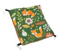 Abaodam Hanging Hamster Hammock Small Pet Nest Bed Tent for Sugar Glider Rat Guinea Pig Ferret Parrot Cage Accessory Comfortable Sleeping and Playing