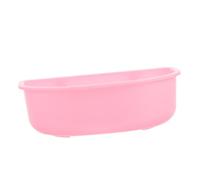 Abaodam Hanging Pet Bowl Plastic Cat Dog Food Holder Smooth Surface Easy Clean Cage Mount Feeding Dish for Small Animals Guinea Pigs Birds Hamsters Parrots