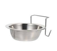 Abaodam Hanging Pet Food Bowl Durable Stainless Steel Design for Dog Crate Feeding Easy to Clean and Practical Hanging Pet Dish for Slowing Down Eating and Healthy Habits
