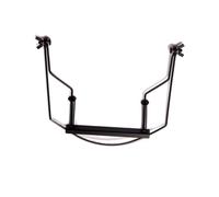 Abaodam Harmonica Holder Neck for 10-Hole Harmonica - Adjustable Stainless Steel Harp Rack with Double Wing Nuts Steady Frame Mount for Music-Making Accessories