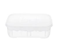 Abaodam Hatchery Box for Reptile Breeding with Double-layer Partition Design and Plastic Grids Compact Incubation Box Suitable for Snakes and Crawling Reptile Pets