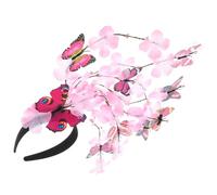 Abaodam Headband Lightweight with Delicate Butterfly Decoration for Women Butterfly Hair Accessory Comfortable Fascinator for Dating and Masquerade Events