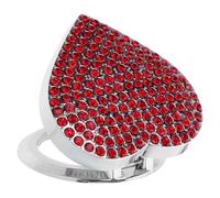 Abaodam Heart Shape Red Car Engine Start Button Cover Push to Start Ignition Switch Protective Decor Anti-scratch Touch Guard for Vehicle Interior