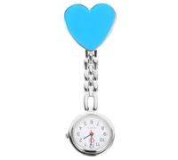 Abaodam Heart-Shaped Nurse Pocket Watch for Setting, Waterproof and Luminous Alloy Nursing Watch, Simple Fashion Style, Essential Accessory for Nurses and Doctors