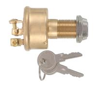 Abaodam Heavy-duty 3-position Ignition Starter Switch with Key for Marine, Truck, and Car Engine Battery off - Vehicle Ignition Starter Lock Replacement for Boat and Automotive Use