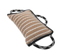 Abaodam Heavy-duty Flax Bite Pillow for Dogs Tug for Puppy Training Coarse Texture Enhances Focus and Drive Versatile Indoor Outdoor Use for Obedience and Agility Drills