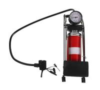 Abaodam Heavy Duty Foot Pump for Car Tyre Inflation with Barometer, Metal Construction, Suitable for Bicycle and Ball, Portable Vehicle Tire Inflator for Accurate Pressure Control