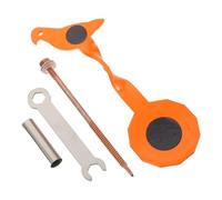 Abaodam Heavy-duty Iron Bird Silhouette Knockdown Target with Auto Reset and Reactive Feedback, Portable Tree Mount Shooting Target for Outdoor Training and Backyard Shooting Practice