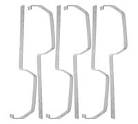 Abaodam Heavy Duty Iron Rain Gutter Rack 6Pcs Brackets 200Mm Roof Support for Outdoor Water Drainage and Asset Protection