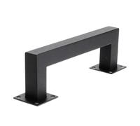 Abaodam Heavy Duty Steel Door Pull Handle for Sliding Barn Doors Black Rustic Vintage Style Multipurpose and Sturdy for Room and Garage Use