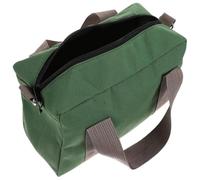 Abaodam Heavy Duty Tool Bag 16-inch Green Canvas Tool Organizer Large Capacity Storage Pouch for Outdoor Tools for outdoor adventures Multi-purpose Kit