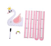 Abaodam Height Measurement Sticker Cartoon Animal Wall Ruler for Boys and Girls Decorative Growing Chart Boys and Girls Wall Sticker