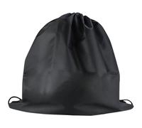 Abaodam Helmet Strap Bag Portable Helmet Backpack Outdoor Activities Easy to Hang Easy to Close Black Nylon Cloth for Riding