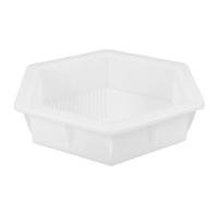 Abaodam Hexagon Reusable Cement Brick Mold Concrete Stepping Stone Form for Garden Path Pavement Maker DIY Outdoor Walkway Slabs Mold