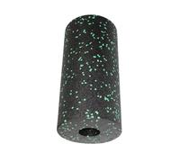 Abaodam High Density Hollow Yoga Roller for Deep Tissue Massage and Muscle Relief Firm Balance Shaft for Posture and Spinal Stabilization for Legs Arms and Back Black and Green Yoga Column