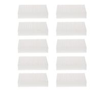 Abaodam High-Density Nano Cleaning Sponges 10pcs Set Compressed Powerful Eraser Blocks for Kitchen Dish Washing and Household Stain Removal White Kitchen Cleaning Supplies