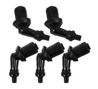 Abaodam High Pressure Spark Plug Boot Cap with Heat Resistance and Reliable Performance 5pcs Sturdy Black Plastic for Waterproofing and Engine Protection for Scooter and Motorbike
