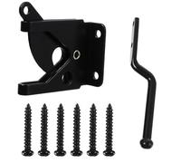 Abaodam High Security Lever with Fastener for Metal and Wooden Doors Iron Gate Latch Self Locking Bolt Lock Suitable for Garden and Outdoor Side Doors