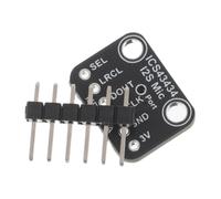 Abaodam High Sensitivity I2s Interface Microphone Module with Low Pass Filter, Omnidirectional Sound Sensor in Black Plastic and Metal, for Conference Calls and Robotics Applications