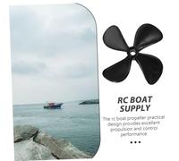 Abaodam High Strength Blade Plastic Rc Boat Propeller Bore for Remote Control Model Boats Compatible with Fishing Cargo Simulation and Easy Replacement and Upgrade Accessory